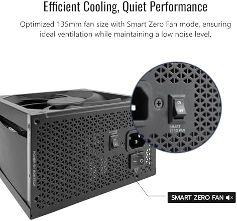 MONTECH Century II   1050W High End ATX Gaming Power Supply   80 Plus Gold & Cybenetics Platinum   Fully Modular   ATX 3 1 & PCIe 5 1 Ready with 12V 2x6 Cable   10 Years Warranty