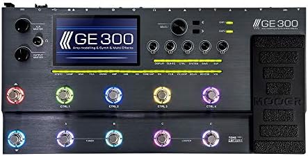 MOOER GE300 Amp Modelling  Multi Effects  Guitar Synth Pedal  Flagship Multi Effects Instruments Processor for Guitar Recording Stage Live show