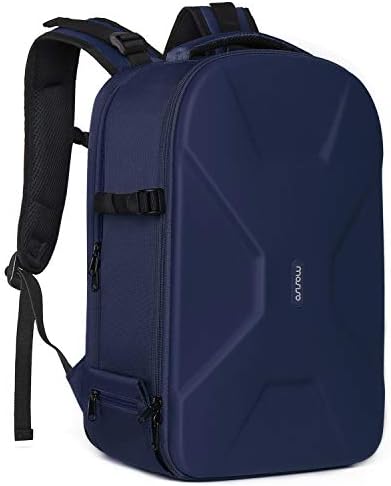 MOSISO Camera Backpack  DSLR/SLR/Mirrorless Photography Camera Bag 15 16 inch Waterproof Hardshell Case with Tripod Holder&Laptop Compartment Compatible with Canon/Nikon/Sony  Black