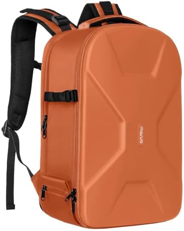 MOSISO Camera Backpack  DSLR/SLR/Mirrorless Photography Camera Bag 15 16 inch Waterproof Hardshell Case with Tripod Holder&Laptop Compartment Compatible with Canon/Nikon/Sony  Black