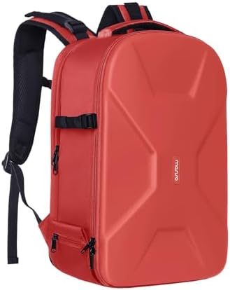 MOSISO Camera Backpack  DSLR/SLR/Mirrorless Photography Camera Bag 15 16 inch Waterproof Hardshell Case with Tripod Holder&Laptop Compartment Compatible with Canon/Nikon/Sony  Black