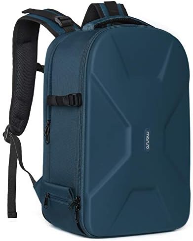 MOSISO Camera Backpack  DSLR/SLR/Mirrorless Photography Camera Bag 15 16 inch Waterproof Hardshell Case with Tripod Holder&Laptop Compartment Compatible with Canon/Nikon/Sony  Black