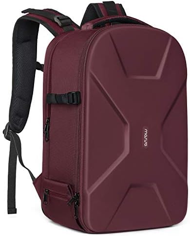 MOSISO Camera Backpack  DSLR/SLR/Mirrorless Photography Camera Bag 15 16 inch Waterproof Hardshell Case with Tripod Holder&Laptop Compartment Compatible with Canon/Nikon/Sony  Black