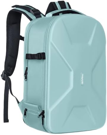 MOSISO Camera Backpack  DSLR/SLR/Mirrorless Photography Camera Bag 15 16 inch Waterproof Hardshell Case with Tripod Holder&Laptop Compartment Compatible with Canon/Nikon/Sony  Black