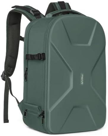 MOSISO Camera Backpack  DSLR/SLR/Mirrorless Photography Camera Bag 15 16 inch Waterproof Hardshell Case with Tripod Holder&Laptop Compartment Compatible with Canon/Nikon/Sony  Black