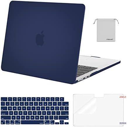 MOSISO Compatible with MacBook Air 13 inch Case M5 2026 M4 2025 M3 M2 2024 2022 A3449 A3240 A3113 A2681 Hard Shell&Keyboard Cover&Screen Film&Pouch for MacBook Air 13 6 inch Case  Crystal Clear