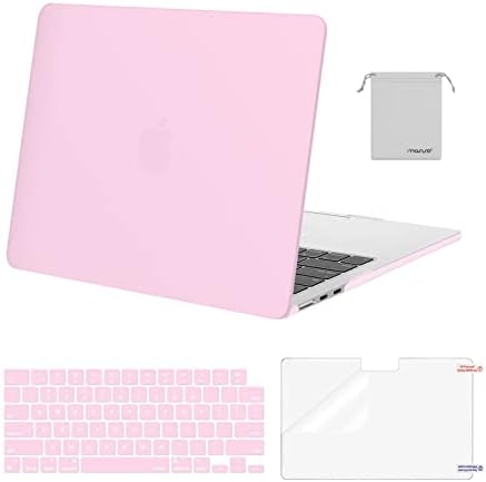 MOSISO Compatible with MacBook Air 13 inch Case M5 2026 M4 2025 M3 M2 2024 2022 A3449 A3240 A3113 A2681 Hard Shell&Keyboard Cover&Screen Film&Pouch for MacBook Air 13 6 inch Case  Crystal Clear