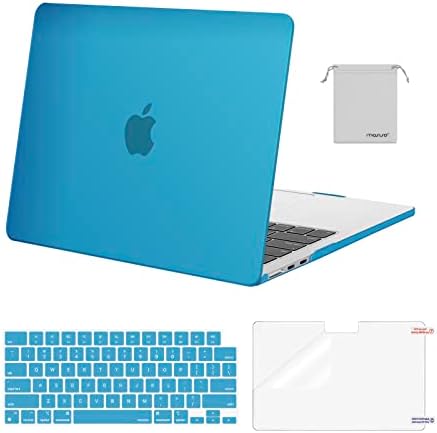 MOSISO Compatible with MacBook Air 13 inch Case M5 2026 M4 2025 M3 M2 2024 2022 A3449 A3240 A3113 A2681 Hard Shell&Keyboard Cover&Screen Film&Pouch for MacBook Air 13 6 inch Case  Crystal Clear