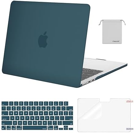 MOSISO Compatible with MacBook Air 13 inch Case M5 2026 M4 2025 M3 M2 2024 2022 A3449 A3240 A3113 A2681 Hard Shell&Keyboard Cover&Screen Film&Pouch for MacBook Air 13 6 inch Case  Crystal Clear