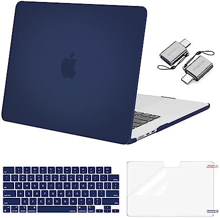 MOSISO Compatible with MacBook Air 15 inch Case M5 2026 M4 2025 M3 M2 2024 2023 A3448 A3241 A3114 A2941  Hard Shell&Keyboard Cover&Screen Film&Type C  Great for Study Travel Work  Starlight
