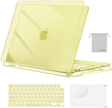 MOSISO Compatible with MacBook Neo Case 13 inch 2026 Release Model A3404 with A18 Pro Chip  4 in 1 Kit Precision Fit Crack & Scratch Resistant Protective Hard Shell Case Cover  Crystal Blush