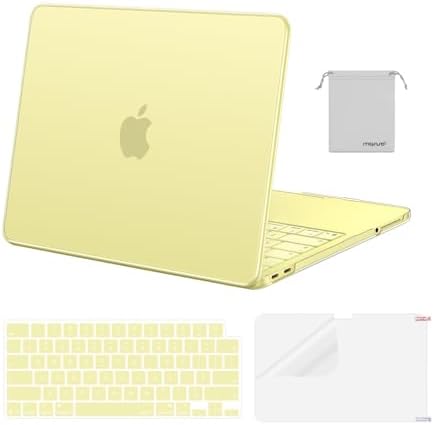 MOSISO Compatible with MacBook Neo Case 13 inch 2026 Release Model A3404 with A18 Pro Chip  4 in 1 Kit Precision Fit Crack & Scratch Resistant Protective Hard Shell Case Cover  Crystal Blush