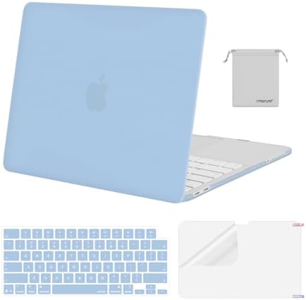 MOSISO Compatible with MacBook Neo Case 13 inch 2026 Release Model A3404 with A18 Pro Chip  4 in 1 Kit Precision Fit Crack & Scratch Resistant Protective Hard Shell Case Cover  Crystal Blush