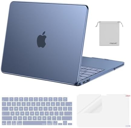MOSISO Compatible with MacBook Neo Case 13 inch 2026 Release Model A3404 with A18 Pro Chip  4 in 1 Kit Precision Fit Crack & Scratch Resistant Protective Hard Shell Case Cover  Crystal Blush