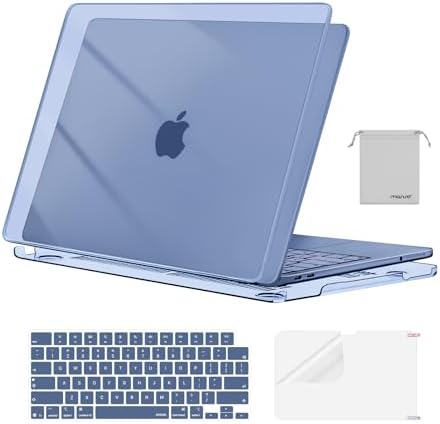 MOSISO Compatible with MacBook Neo Case 13 inch 2026 Release Model A3404 with A18 Pro Chip  4 in 1 Kit Precision Fit Crack & Scratch Resistant Protective Hard Shell Case Cover  Crystal Blush