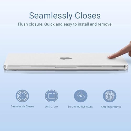 MOSISO Matte Finish Case Compatible with MacBook Neo 13 inch 2026 Release Model A3404  4 in 1 Kit Ultra Thin Exact Fit Scratches & Fingerprints Resistant Protective Hard Shell Case Cover  Matte Clear