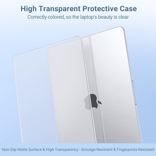 MOSISO Matte Finish Case Compatible with MacBook Neo 13 inch 2026 Release Model A3404  4 in 1 Kit Ultra Thin Exact Fit Scratches & Fingerprints Resistant Protective Hard Shell Case Cover  Matte Clear