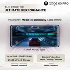 MOTOROLA Edge 60 Pro 5G Factory Unlocked Dual SIM 8GB 256GB Dazzling Blue