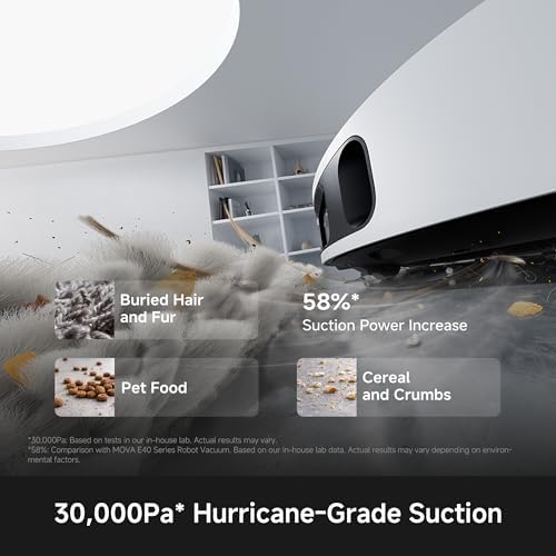 MOVA P20 Ultra Robot Vacuum and Mop  30 000Pa Suction  MopExtend Edge Cleaning  All in One Dock with 145 F Mop Auto Drying  100 Days Auto Empty  Liftable Spinning Mop for Carpet  Hard Floors  Pet Hair