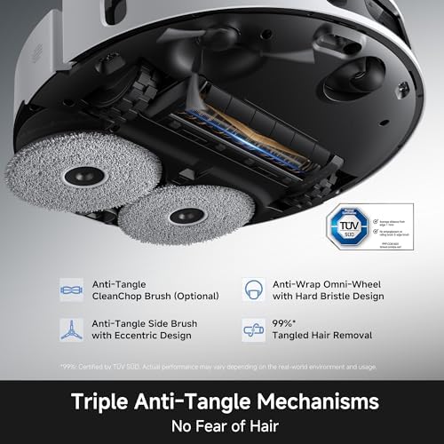 MOVA P20 Ultra Robot Vacuum and Mop  30 000Pa Suction  MopExtend Edge Cleaning  All in One Dock with 145 F Mop Auto Drying  100 Days Auto Empty  Liftable Spinning Mop for Carpet  Hard Floors  Pet Hair