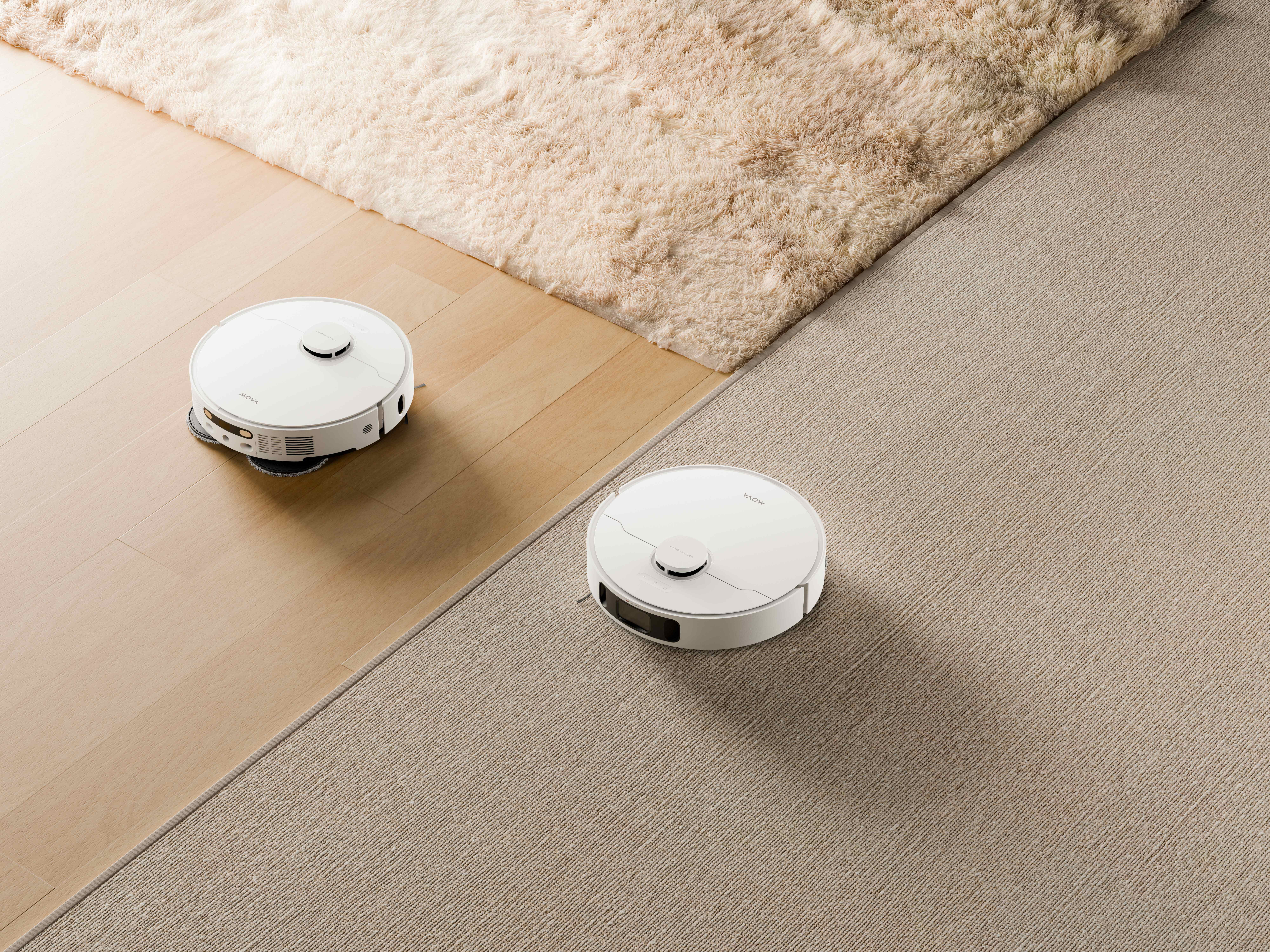 MOVA P50 Pro Ultra Robot Vacuum Cleaner Removable&Liftable Mop Anti Tangle Self Drying&Cleaning