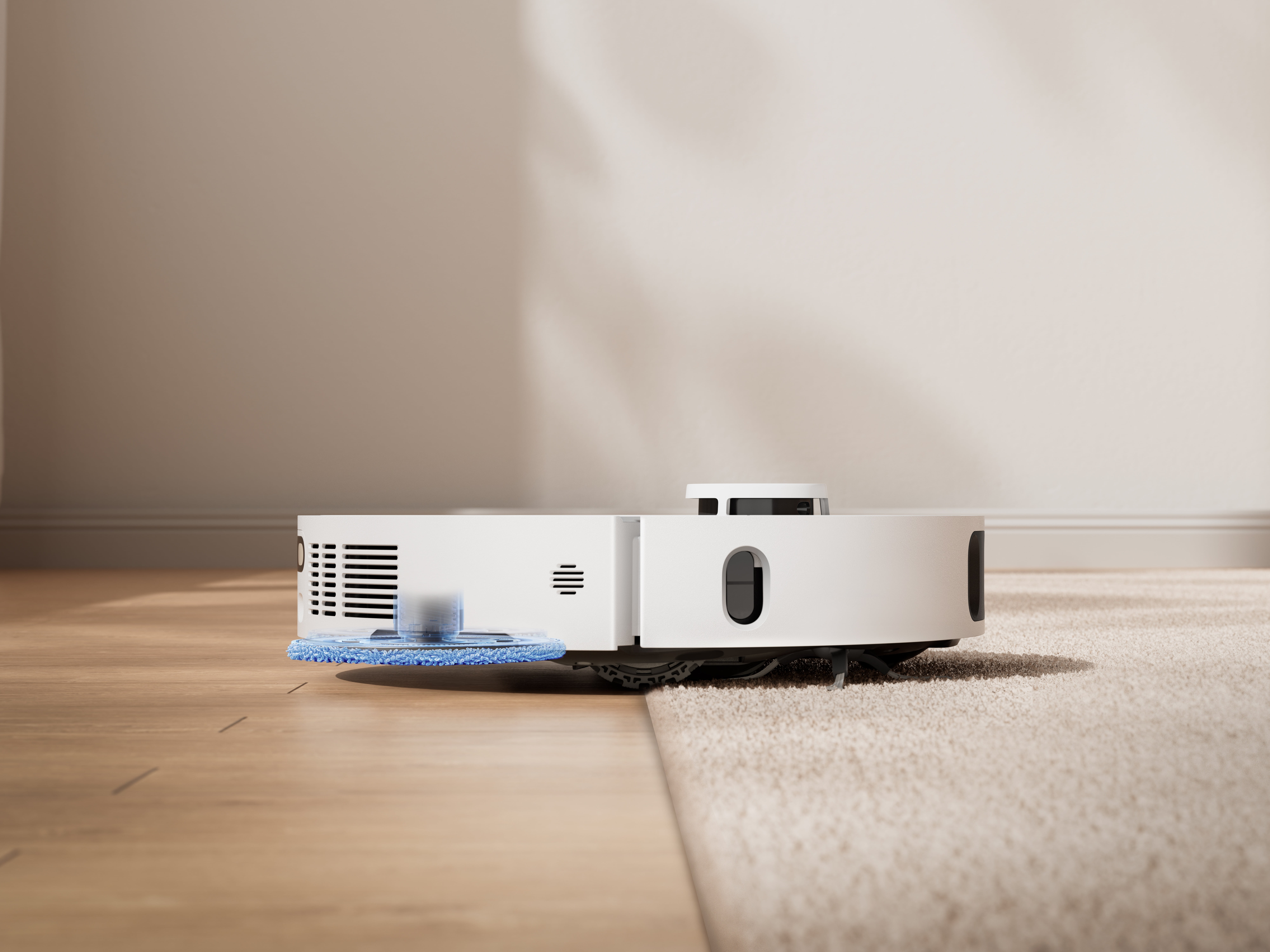 MOVA P50 Pro Ultra Robot Vacuum Cleaner Removable&Liftable Mop Anti Tangle Self Drying&Cleaning