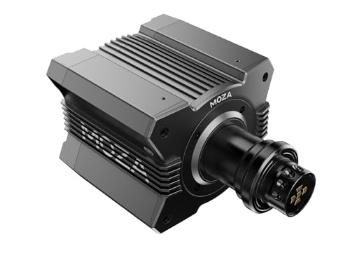 MOZA R12 V2 Direct Drive Sim Racing Wheelbase Servo Base  12Nm Direct Drive Torque  Real Force Feedback  standalone Wheel Base Simulator for PC Video Game  black