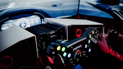 MOZA R12 V2 Direct Drive Sim Racing Wheelbase Servo Base  12Nm Direct Drive Torque  Real Force Feedback  standalone Wheel Base Simulator for PC Video Game  black