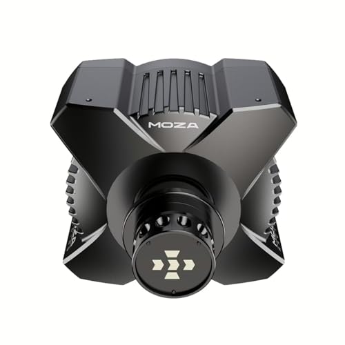 MOZA R3 Racing Simulator 4PCS Wheel & Pedals bundle for PC  R3 Direct Drive Base  ES Lite Steering Wheel  SR P Lite Pedals and Table Clamp  Black