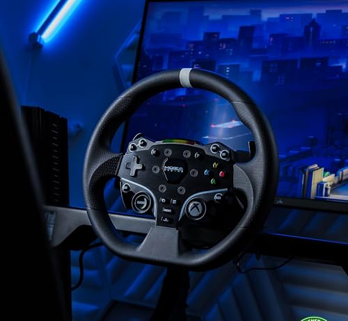 MOZA R3 Racing Wheel and Pedals Bundle for Xbox & PC 3 9Nm DD Servo Motor With Aviation Grade Aluminum Construction Durable ISF PU Grips 11 inch Racing Wheel SR P Lite Dual Pedals