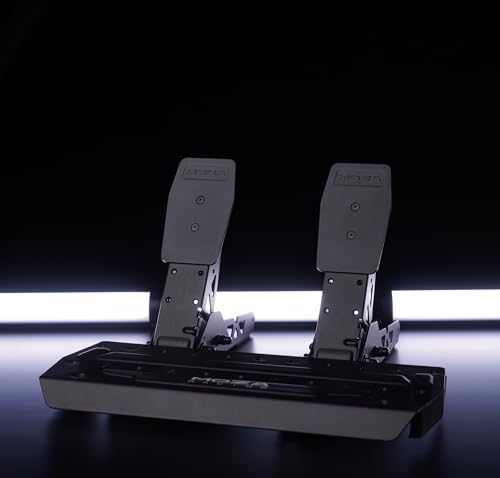 MOZA R5 Bundle Kit Racing Gaming Simulator 5 5Nm Direct Drive Wheelbase Unbeatable Rigid & Durable 11 Inch ES Racing Wheel SR P Lite Dual Pedal and Desk Clamp for Experienced Enthusiasts