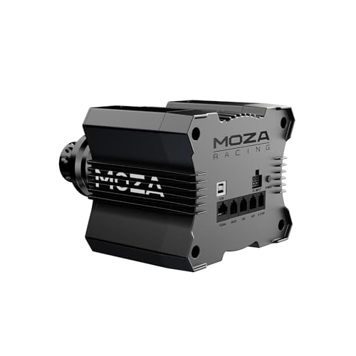 MOZA R9 V3 Direct Drive Servo Motor Sim Racing Wheel Base  9Nm FFB Force Feedback Steering Wheel Base  Customizable Standalone Wheel Base Simulator for PC Racing Game  black