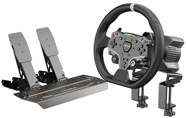 MOZA RACING Game RS053 R3 Racing Wheel and Pedals Black