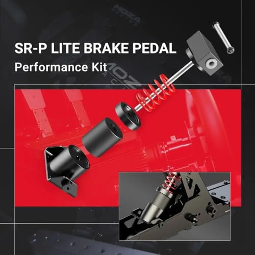 MOZA SR P Lite Brake Pedal Performance Kit Bundle with Clutch Pedal for R5 & R3 Bundle