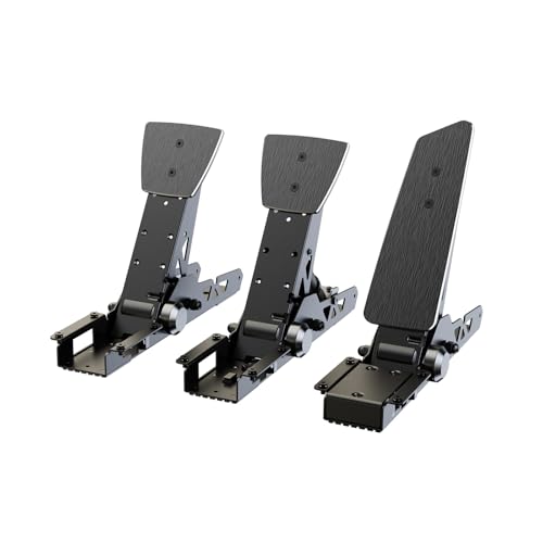 MOZA SR P Pedals Set of Brake  Throttle and Clutch Pedal Load Cell Sim Racking Pedals for PC Gaming