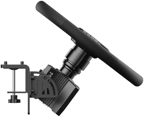 MOZA Trucking Bundle 4PCS PC Gaming Racing Simulator Kit  R5 5 5Nm Direct Drive Wheel Base  400mm TSW Truck Wheel  SR P Lite Pedals and Wheel Clamp for PC  Black