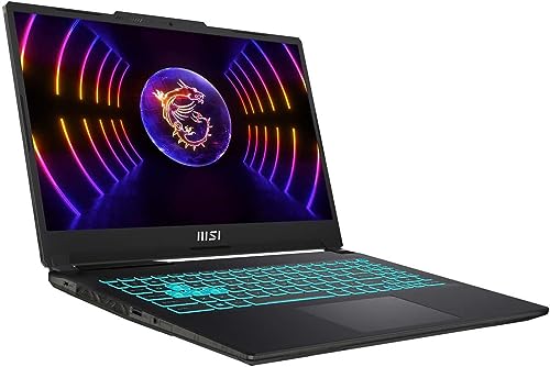 MSI 2024 Cyborg 15 Gaming Laptop  15 6 FHD 144Hz  Intel 10 Core i7 13620H  32GB DDR5  1TB SSD  GeForce RTX 4050  Backlit KB  Wi Fi 6  Windows 11 Home  w/Office Lifetime License