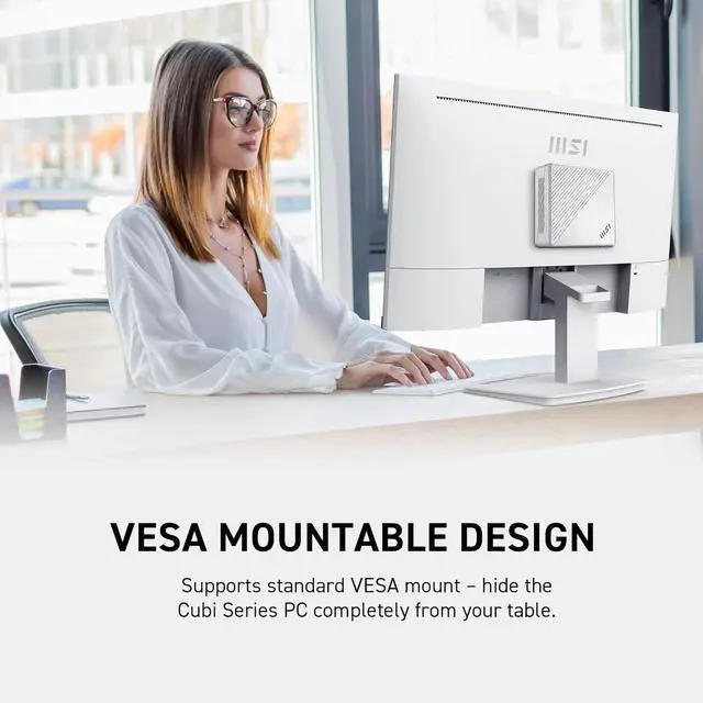 MSI 24" 100 Hz IPS FHD Gaming Monitor 1ms  MPRT  / 4ms  GTG  119  sRGB  CIE 1976  Flat Panel Pro MP243XW  Low blue light  Built in speakers  White