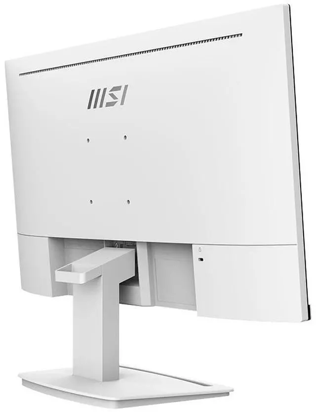 MSI 24" 100 Hz IPS FHD Gaming Monitor 1ms  MPRT  / 4ms  GTG  119  sRGB  CIE 1976  Flat Panel Pro MP243XW  Low blue light  Built in speakers  White