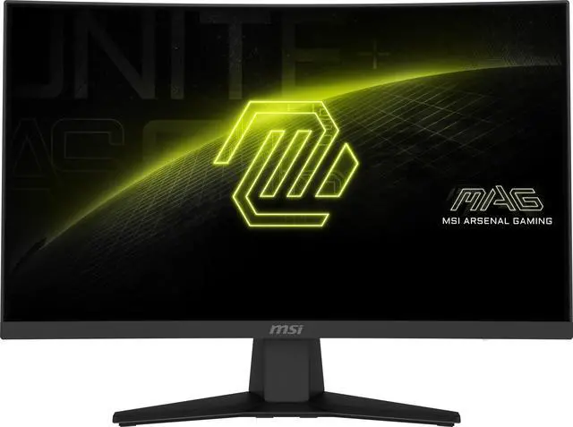 MSI 24 inch  23 6" viewable  Full HD 180Hz with Adaptive Sync HDR Ready 1ms 1500R 105  sRGB Anti Glare Curved Gaming Computer Monitor Frameless Design for both Work and Gaming MAG 244C