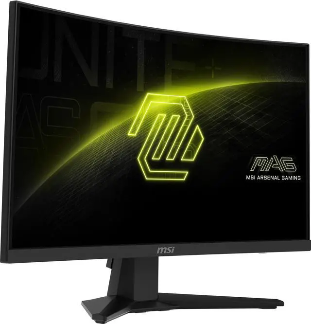 MSI 24 inch  23 6" viewable  Full HD 180Hz with Adaptive Sync HDR Ready 1ms 1500R 105  sRGB Anti Glare Curved Gaming Computer Monitor Frameless Design for both Work and Gaming MAG 244C