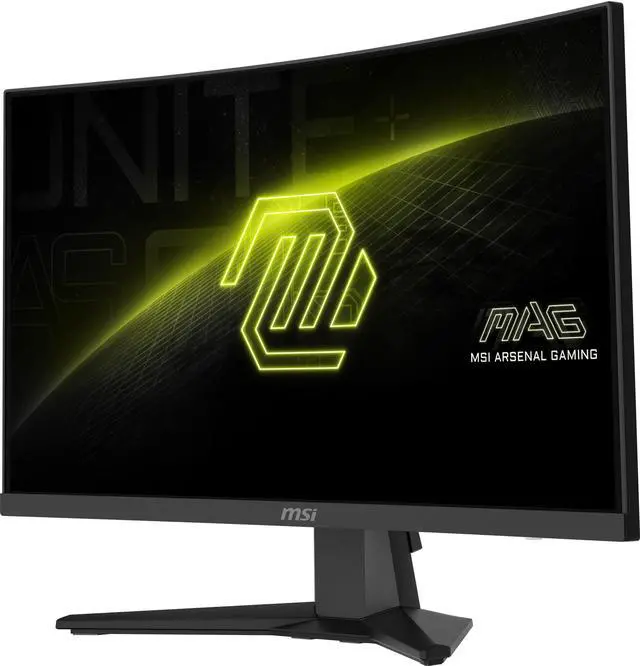 MSI 24 inch  23 6" viewable  Full HD 180Hz with Adaptive Sync HDR Ready 1ms 1500R 105  sRGB Anti Glare Curved Gaming Computer Monitor Frameless Design for both Work and Gaming MAG 244C