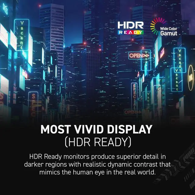 MSI 24 inch  23 6" viewable  Full HD 180Hz with Adaptive Sync HDR Ready 1ms 1500R 105  sRGB Anti Glare Curved Gaming Computer Monitor Frameless Design for both Work and Gaming MAG 244C