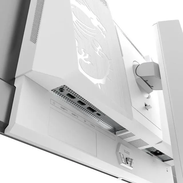 MSI 27 inch QHD 2K 1440P 280Hz with FreeSync Premium Pro & G Sync Compatible 0 03ms HDR400 USB C White OLED Gaming Computer Monitor with Height Adjustable  Swivel  Pivot & Tilt stand MAG272QPW QD OLED X28