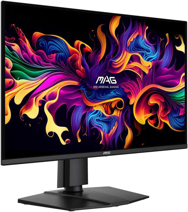 MSI 27 inch WQHD 2K 1440P 240Hz with AMD Adaptive Sync 0 03ms OLED Gaming Computer Monitor with Height Adjustable  Pivot  Swivel & Tilt stand for both PC & Console MAG 274QP QD OLED X24