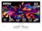 MSI 32" 240 Hz OLED UHD Gaming Monitor Adaptive Sync MPG 321URXW QD OLED
