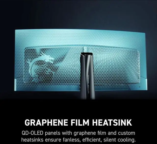 MSI 32"  31 5" viewable  UHD 4K 165Hz with AMD FreeSync Premium Pro 0 03ms HDR400 USB C OLED Gaming Computer Monitor with Height Adjustable  Pivot  Swivel & Tilt stand MAG 321UP QD OLED