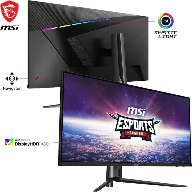 MSI 40" Ultrawide QHD 2K 1440P 155Hz IPS with AMD FreeSync Premium HDR400 1ms KVM USB C RGB USB HUB Gaming Computer Monitor MAG401QR