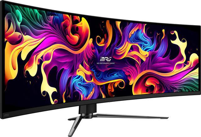 MSI 49" 240 Hz OLED DQHD Gaming Monitor Adaptive Sync MPG 491CQPX QD OLED