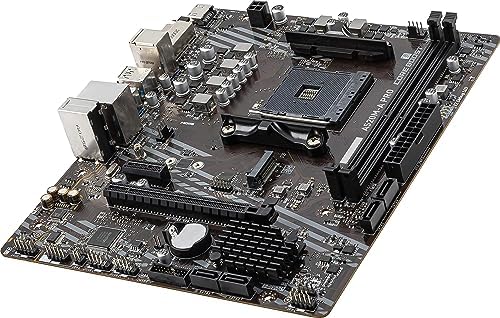 MSI A520M A PRO Gaming Motherboard  AMD Ryzen 5000  AM4  DDR4  PCIe 3 0  SATA 6Gb/s  M 2  USB 3 2 Gen 1  DVI/HDMI  Micro ATX 